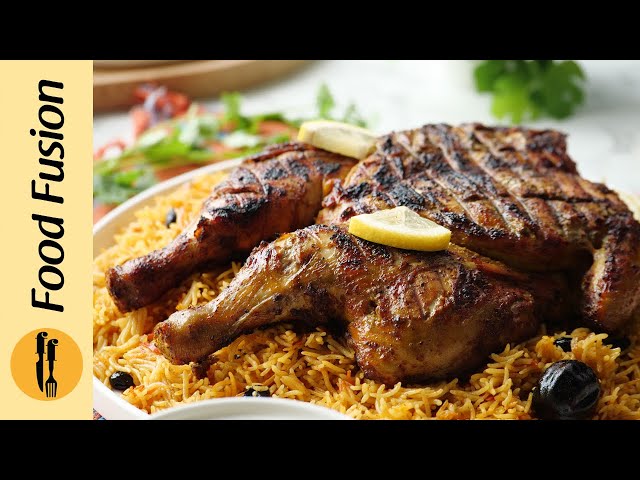 Al Faham Chicken with Ruz Bukhari Rice Recipe By Food Fusion