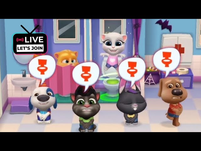 My Talking Tom and Friends 🔴 Live Stream Gameplay #livestream