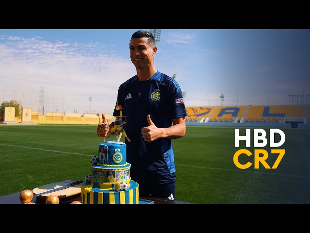 Happy birthday, Cristiano Ronaldo ! 🎂 سنة سعيدة لقائد النصر كريستيانو رونالدو