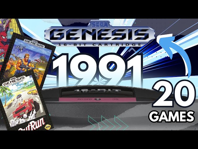 20 🏆 BEST Sega 🔵 GENESIS games released in 📆 1991 | The OLDEST, the BEST❓