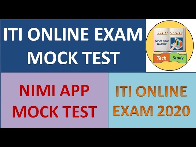 ITI ONLINE EXAM 2020 MOCK TEST | NIMI APP MOCK TEST | ITI & CITS MOCK TEST |