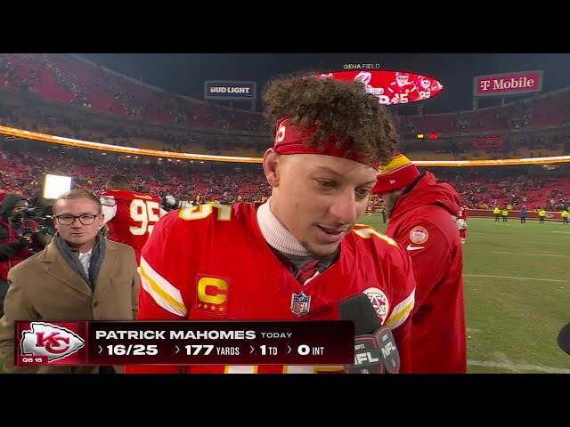 Travis Kelce SHOWED THE WORLD where he's at! - Patrick Mahomes after win vs. Texans in Playoffs