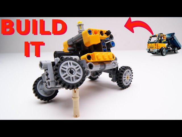 Trial Truck with Suspension (Lego 42147 Dump Truck alternate) + How To Build (Instruction 1/2)