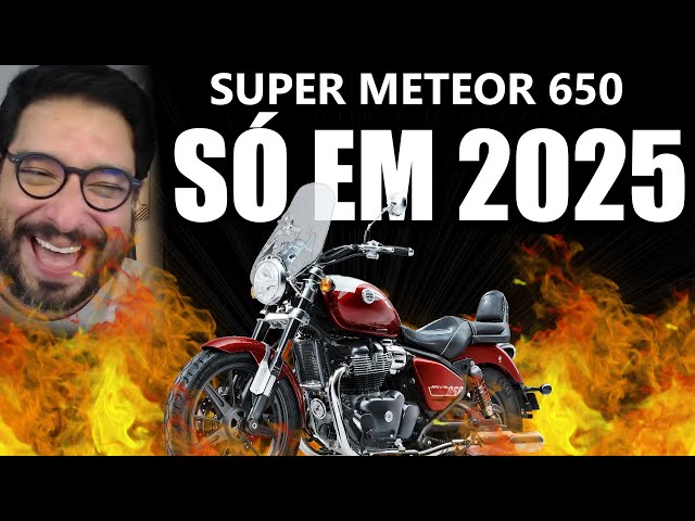 Senta e espera: Royal Enfield Super Meteor 650 somente em MARÇO DE 2025