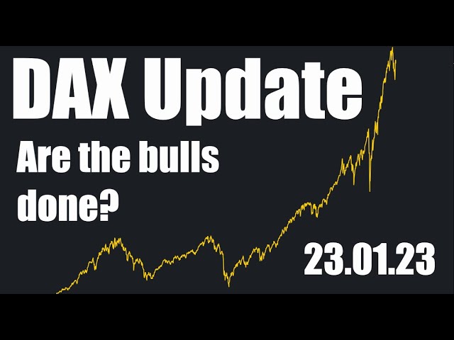 DAX Update 23.01.23, Are the bulls done?