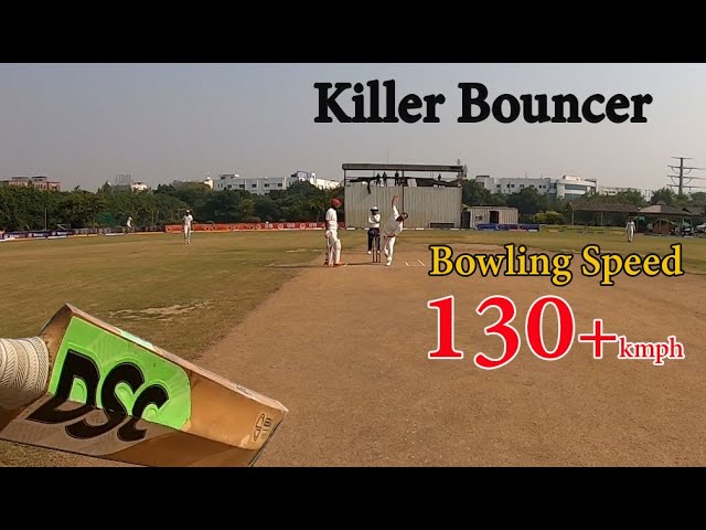 Bouncer Hit on Helmet ! Dangerous Pace Attack ! GoPro Cricket