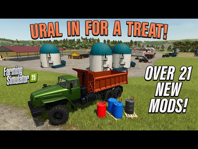 URAL invited to OVER 21 NEW MODS! ON FARMING SIMULATOR 25 | PS5 (Review) 13th Feb 25.