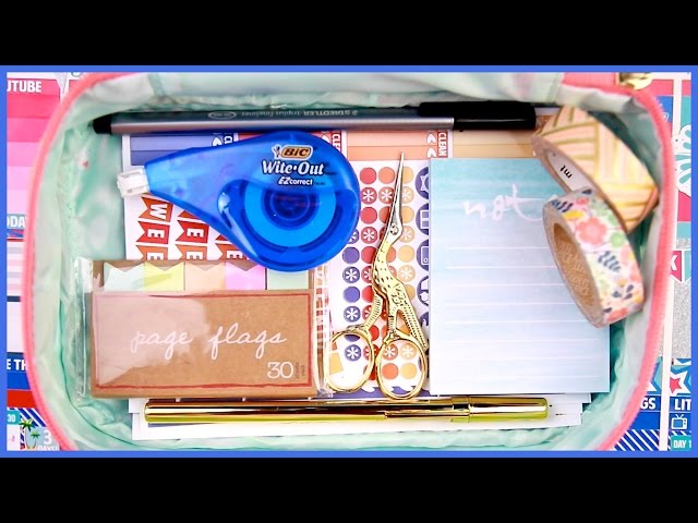 What's in my Travel Planner Bag?!