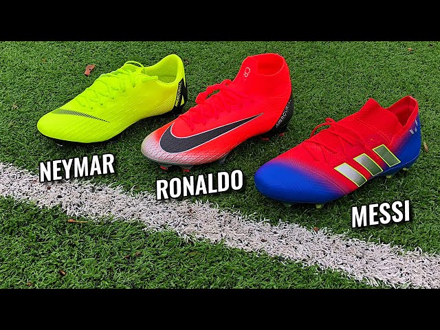 MESSI vs RONALDO vs NEYMAR Battle - Superfly 6 vs Vapor 12 vs Nemeziz (2019)