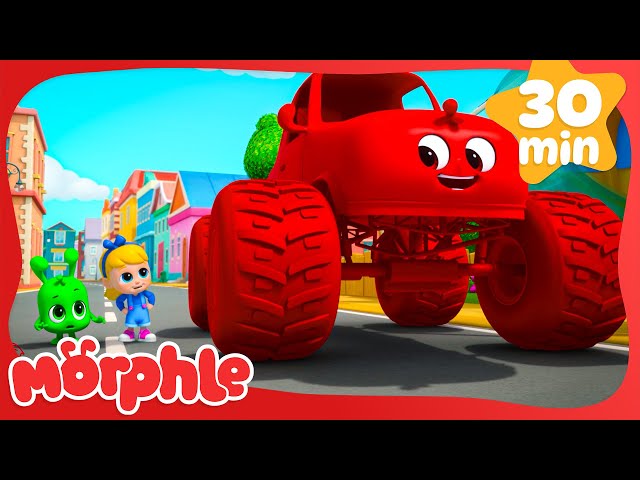 Monster Truck Madness | Morphle | Cars, Trucks & Vehicles Cartoon | Moonbug Kids