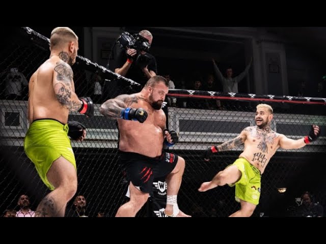 Eddie Hall vs The Neffati Brothers - MMA Full Fight - CombatClips