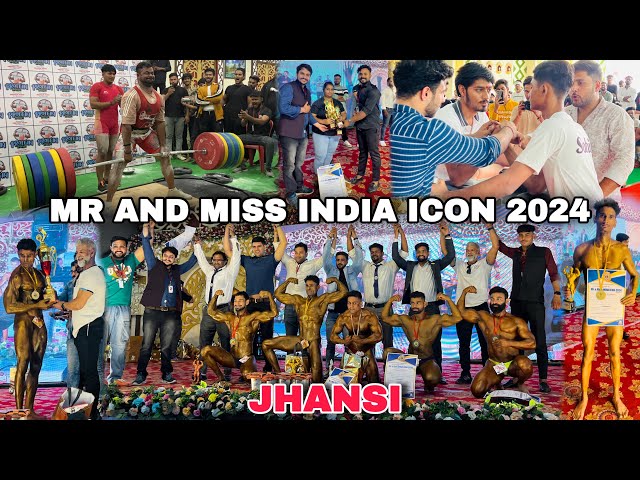 Mr & Miss India Icon 2024 || #Jhansi #Bodybuilding #Competition 2024|| #JITENDRA JACKSON VLOG 760