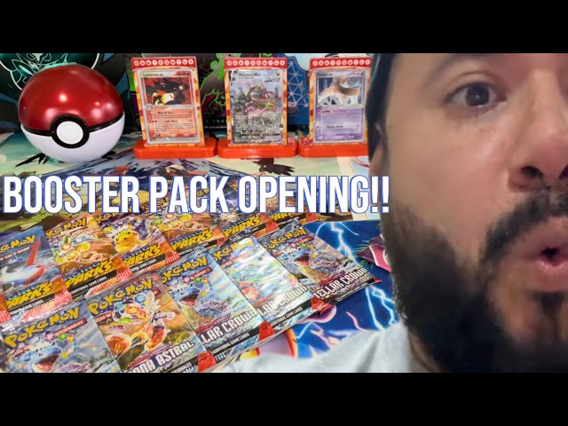 Surging Sparks, Stellar Crown, Price Pack 5 and Price Pack 4 booster opening!!