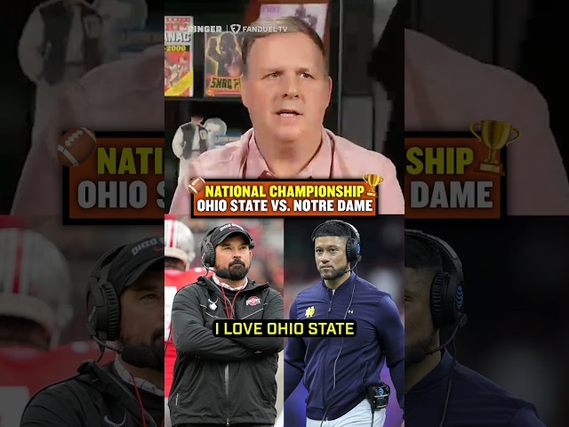 Ohio State VS Notre Dame 🔥 Who Wins the National Championship?