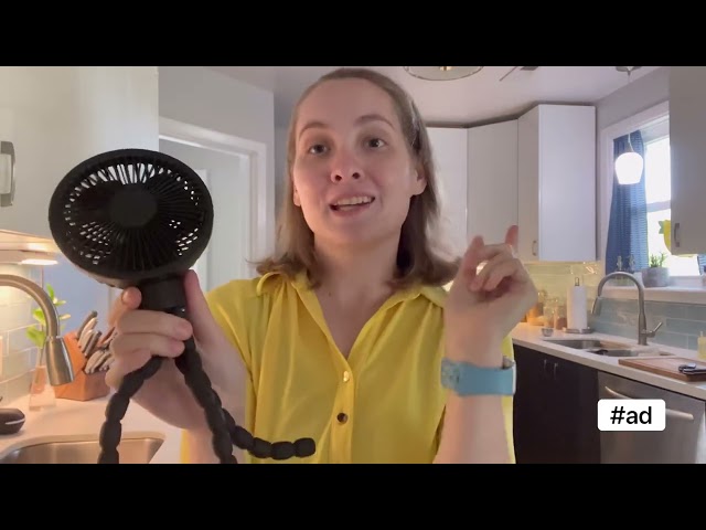 Stroller Fan Demo and Review 💨 (from a ☀️humid state mama)