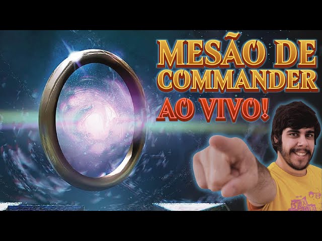 Mesão de COMMANDER ao vivo com apoiadores!