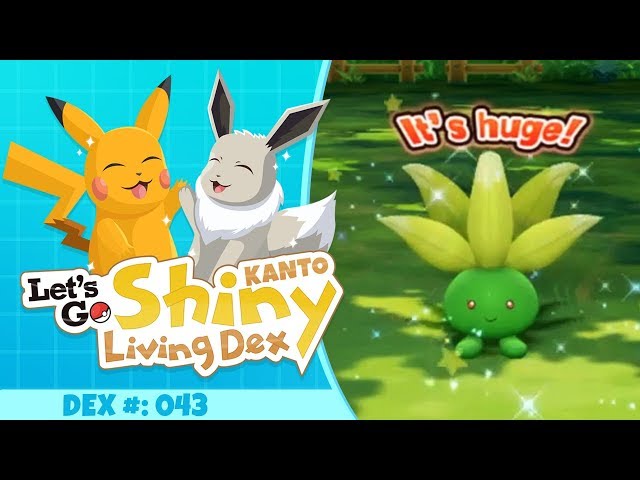 ADORABLE SHINY ODDISH! | Pokemon Let's GO Pikachu and Eevee! (Kanto Shiny Living Dex #43)