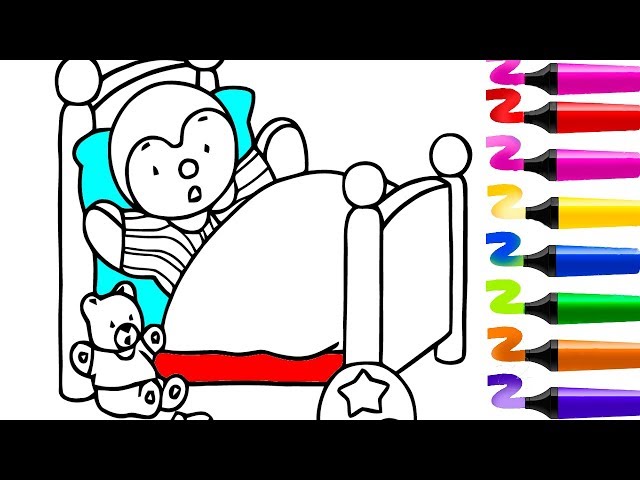 Tchoupi à l’école | Tchoupi et ses amis | Coloriage TCHOUPI et Doudou | TCHOUPI est malade!