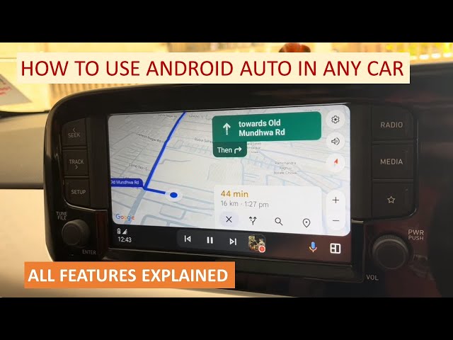 How to use Android Auto in Hyundai Exter 2024 Google maps कार में कैसे चलाये Complete guide tips