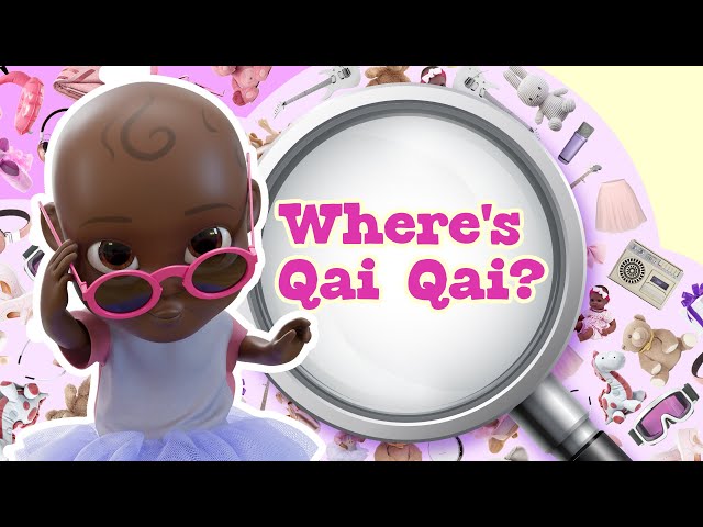 I Spy Game 🔎 - Where's Qai Qai?  | Qai Qai Cartoons & Videos for Kids | Game Compilation for Kids