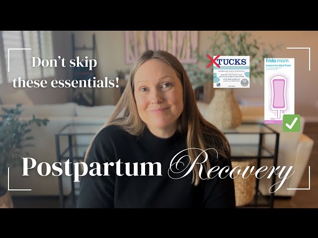 Postpartum Must-Haves: Essential Items for Your Recovery!