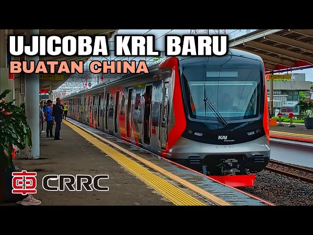 AKHIRNYA KRL BARU BUATAN CRRC CHINA UJICOBA, BEGINI SUARA KLAKSONNYA‼️ | Ujicoba Krl Baru SFC120-V