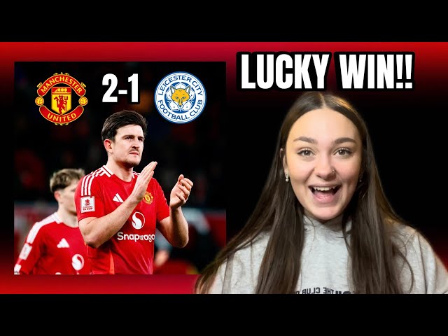 SAVED BY NO VAR!! MANCHESTER UNITED 2-1 LEICESTER FA CUP MATCH REACTION!!