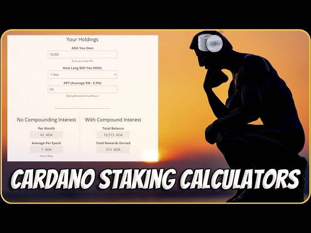 Cardano Staking Rewards Calculator Updated! ADA Staking Reward