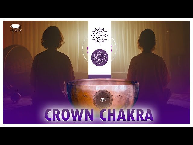 Tibetan Singing Bowl (963Hz) Relaxing Rain | Crown Chakra Healing and Rebalance Sleep Music