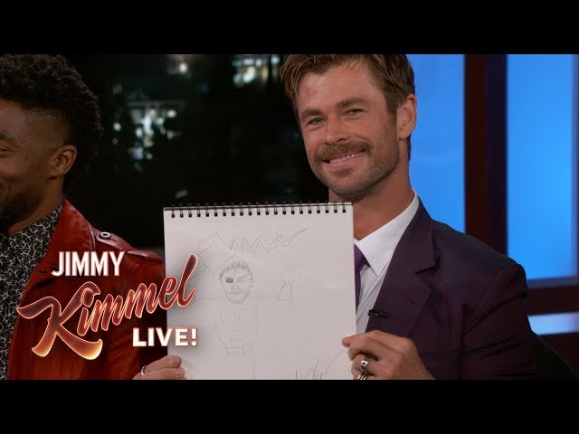 Cast of Avengers: Infinity War Draws Their Characters