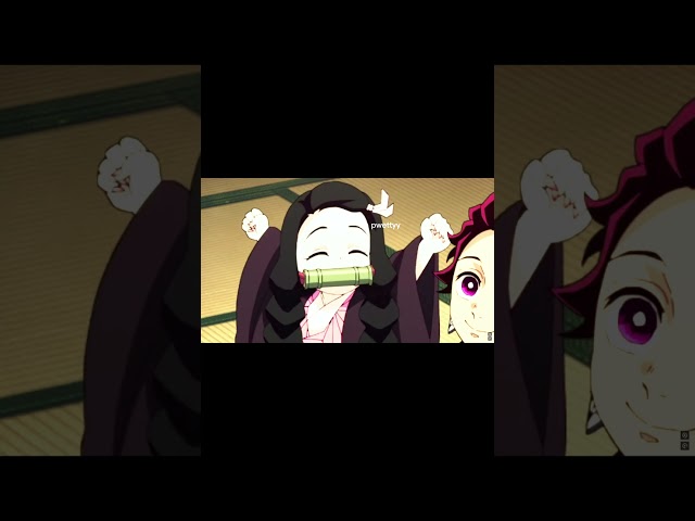 nezuko being cute #demonslayer #nezuko #fyp #viral