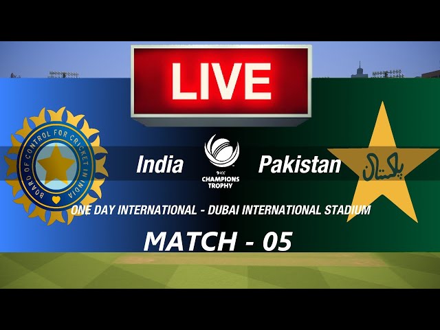 🛑LIVE- INDIA vs PAKISTAN🛑CHAMPIONS TROPHY 2025🛑IND vs PAK🛑CRICKET 24 GAMEPLAY🛑LIVE MATCH STREAMING🏏