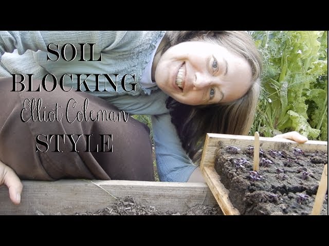 How to Mix and Block Soil Elliot Coleman Style