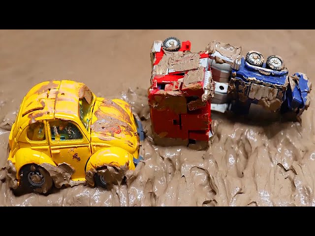 Transformers Bumblebee Car Toys x Robot Mukbang ASMR x Korean Food Funny Video