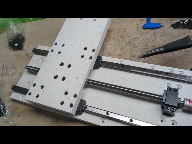 X axis moving with drill