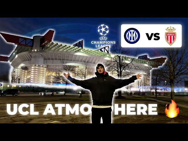 inter mailand vs As Monaco | Stadion Vlog 💎⚽