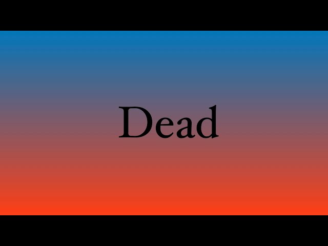 Who's Dead or Alive - BaseBall Edition 1