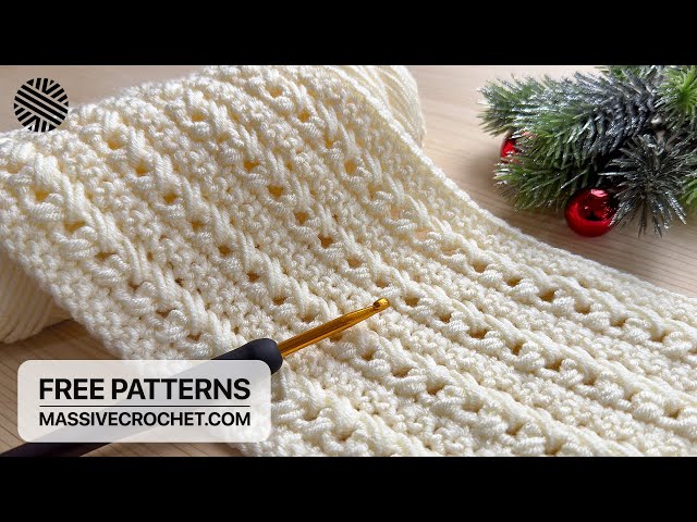 Incredibly EASY and FAST Crochet Pattern for Beginners! ⚡️ 😍 Crochet Stitch for Baby Blanket & Bag