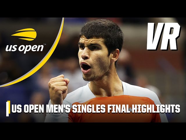 US Open Men's Singles Final Highlights in VIRTUAL REALITY! 🤯 | 2022 US Open #VR180