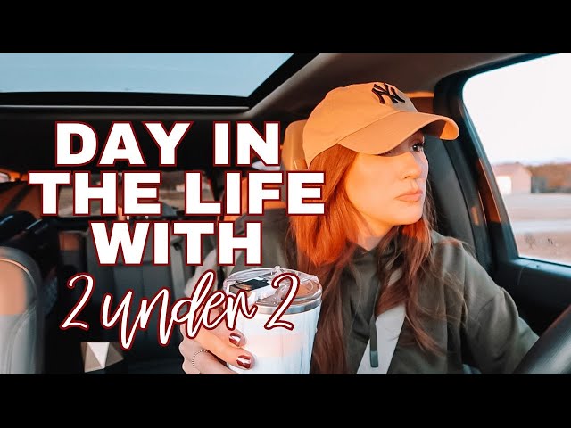 DAY IN THE LIFE WITH 2 UNDER 2 | SAHM Vlog | DITL with Kids | Sam and Moriah