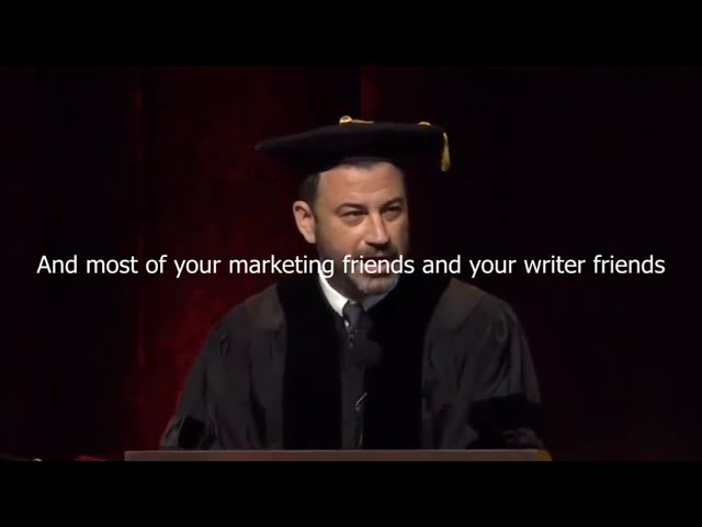 Emotional Speech for Future Doctors by Jimmy Kimmel | Motivation for Medical Students