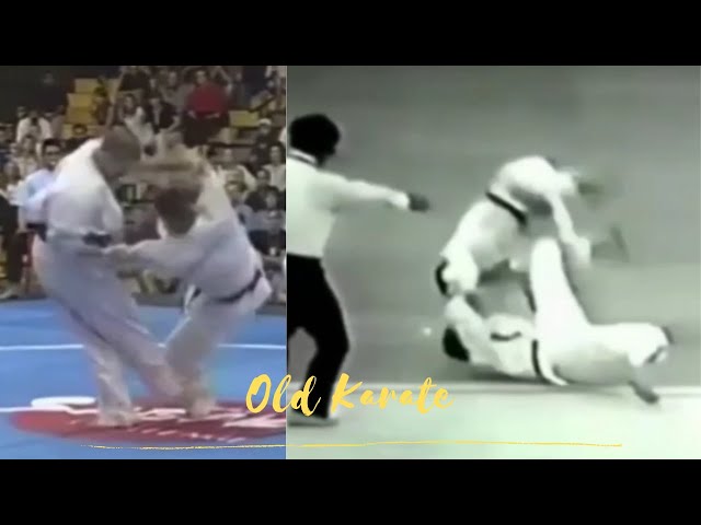 Old Karate had INSANE throws