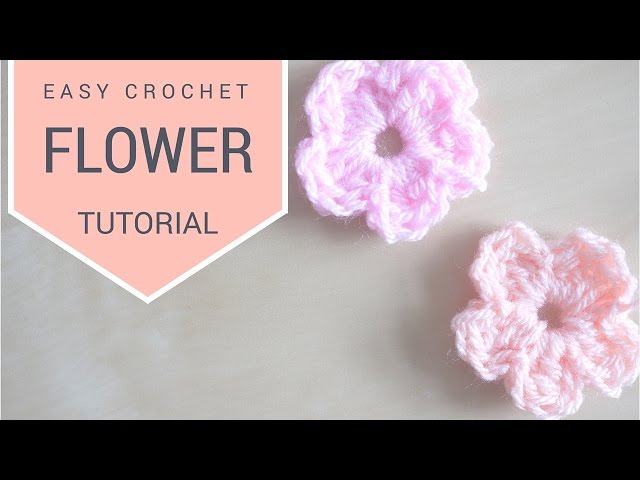 CROCHET: Simple Flower tutorial | Bella Coco