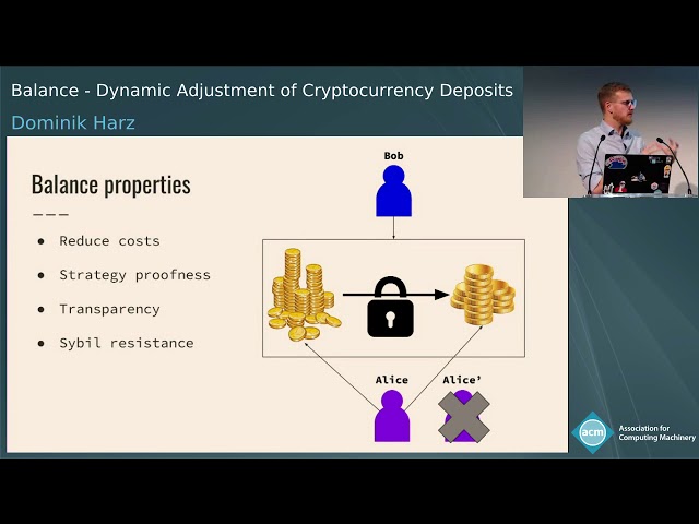 Balance: Dynamic Adjustment of Cryptocurrency Deposits