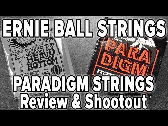 Ernie Ball PARADIGM Electric Guitar Strings Review & Slinky Shootout (Do They Sound Better?)