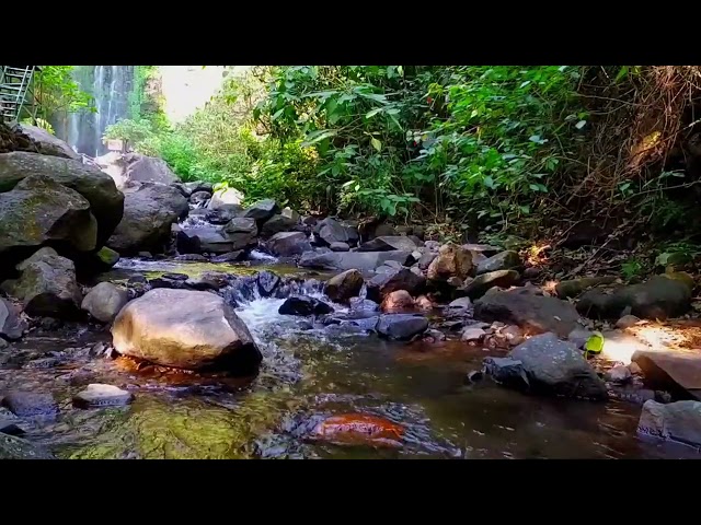 Beautiful river water flow for calmer sleep, meditation, yoga, spaa, studying