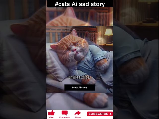 sad ai cat stories #shorts #viralshorts #youtubeshorts #cats #funny #viral #tiktok #trendingshorts