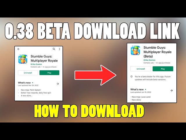 🔥 [DOWNLOAD LINK] HOW TO DOWNLOAD STUMBLE GUYS 0.38 BETA VERSION | STUMBLE GUYS 0.38 UPDATE DOWNLOAD