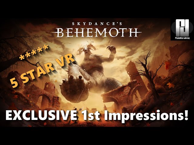 Behemoth Exclusive 1st Look! - "OMG this is EPIC!"