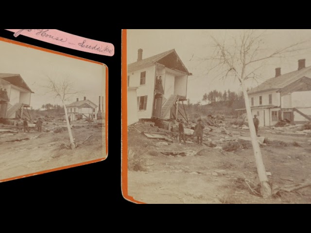 Ruins in Leeds, Mill River Flood 1874 (VR 3D still-image)